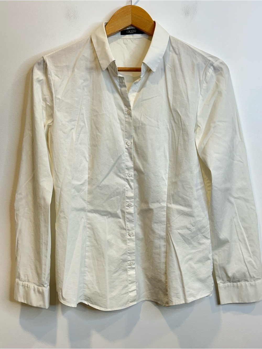 G2000 Women’s Collared Button Up Dress Shirt White